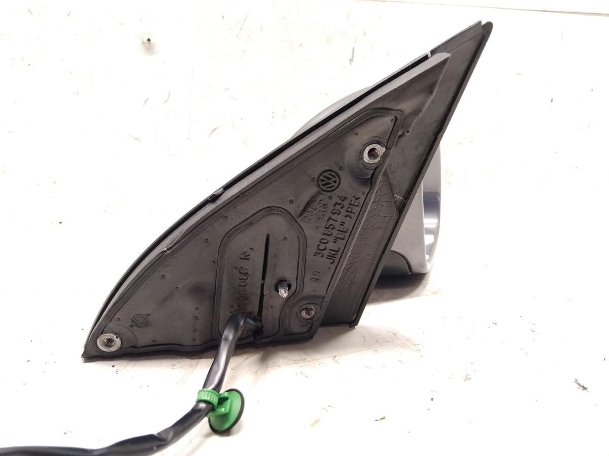 VW Passat 3C orig Au&szlig;enspiegel rechts LA7T United Grey elektrisch beheizt BJ2007