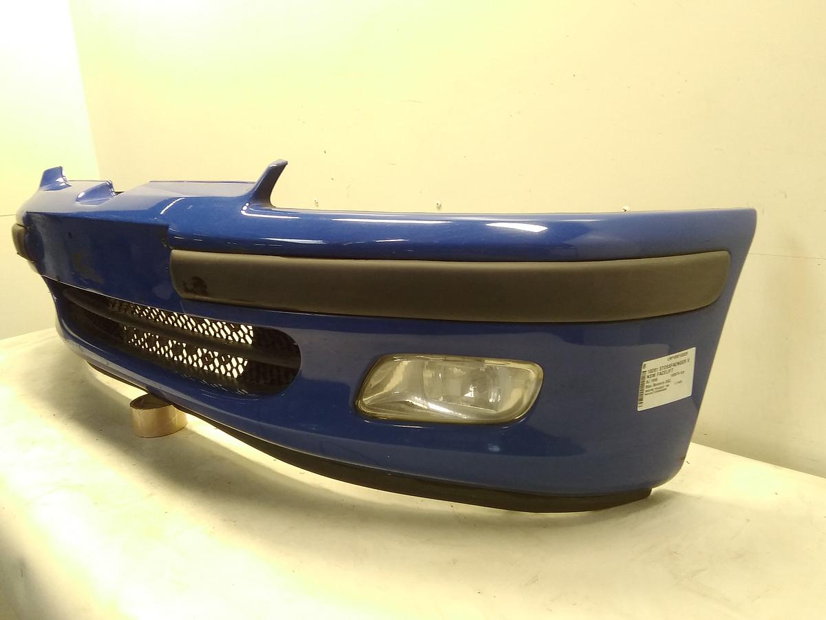 Peugeot 106 original Stoßstange Stossfänger vorn Blau Santorin EGJ Facelift