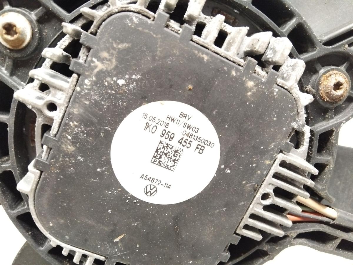 Audi A3 8P Facelift original Elektrol&uuml;fter 1K0959455FB mit Zarge 1.2TSI Bj.2013