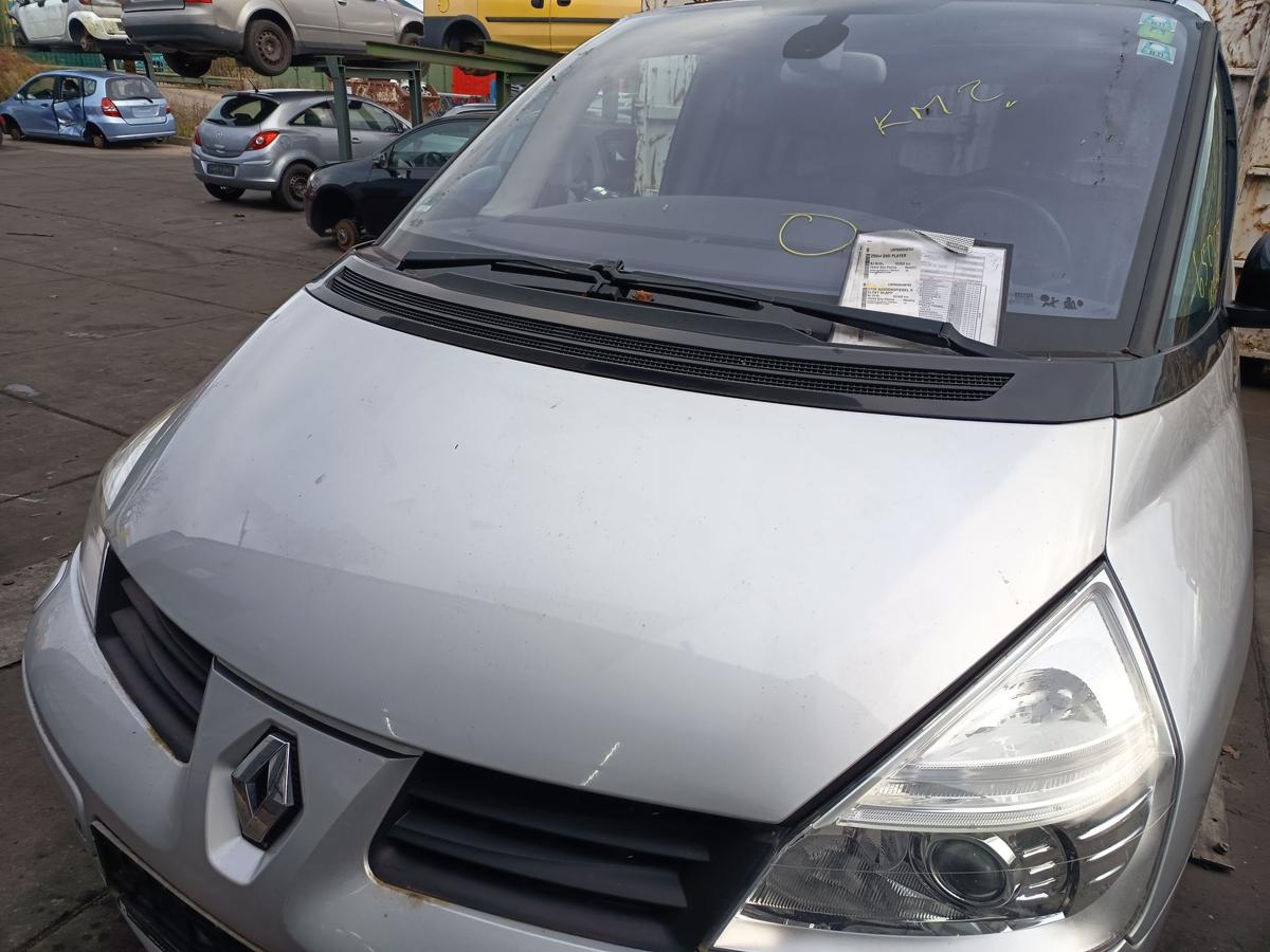 Renault Espace IV 4 orig Motorhaube Klappe Front TED 69 Silber Bj 2010
