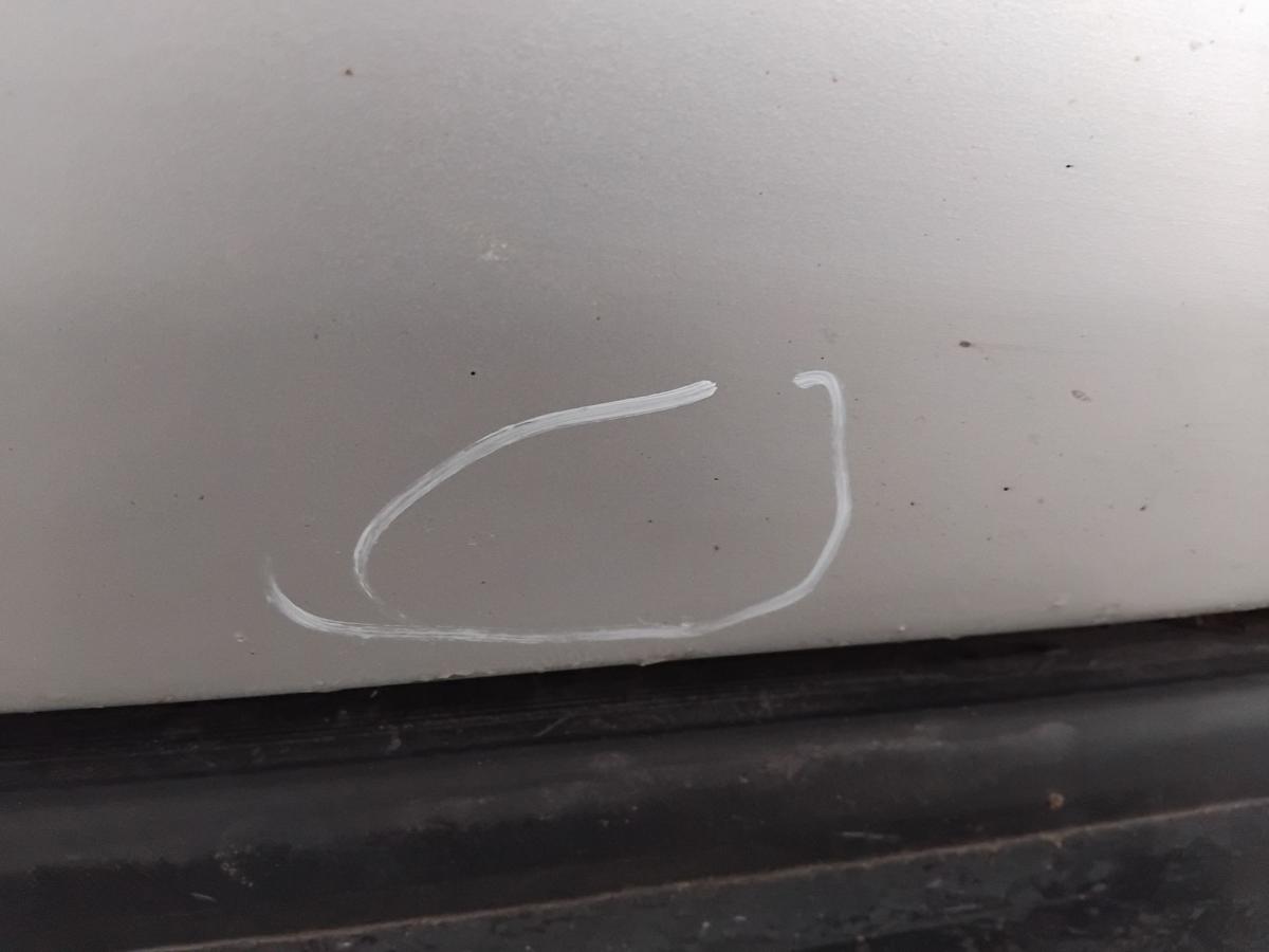 Audi 80 B4 T&uuml;r vorn rechts Beifahrert&uuml;r LY7T Kristallsilbermetallic BJ1992