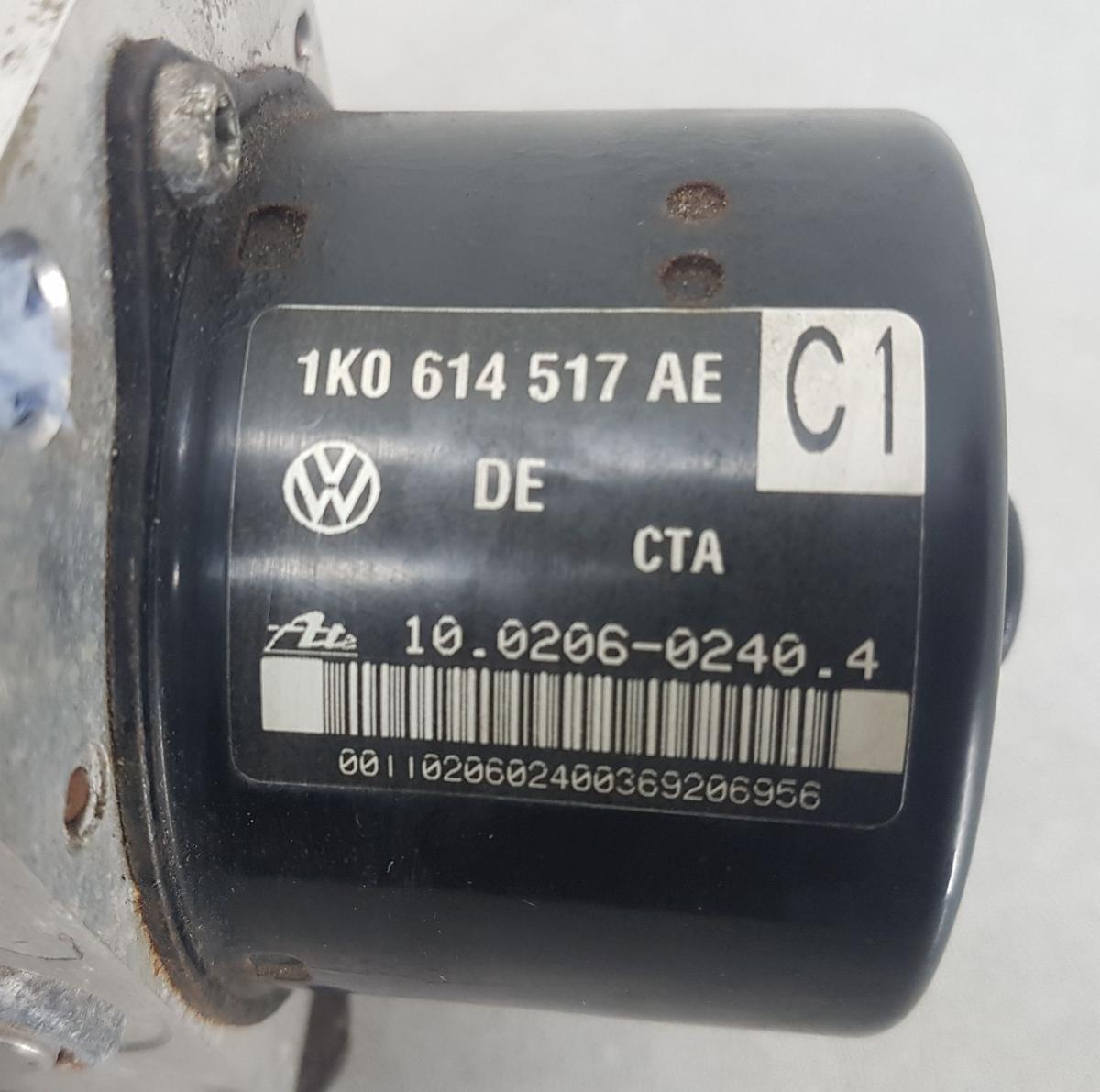 VW Touran 1T ABS Hydroaggregat 1K0614517AE 1K0907379AC Bj09 1,6 75kw BSE