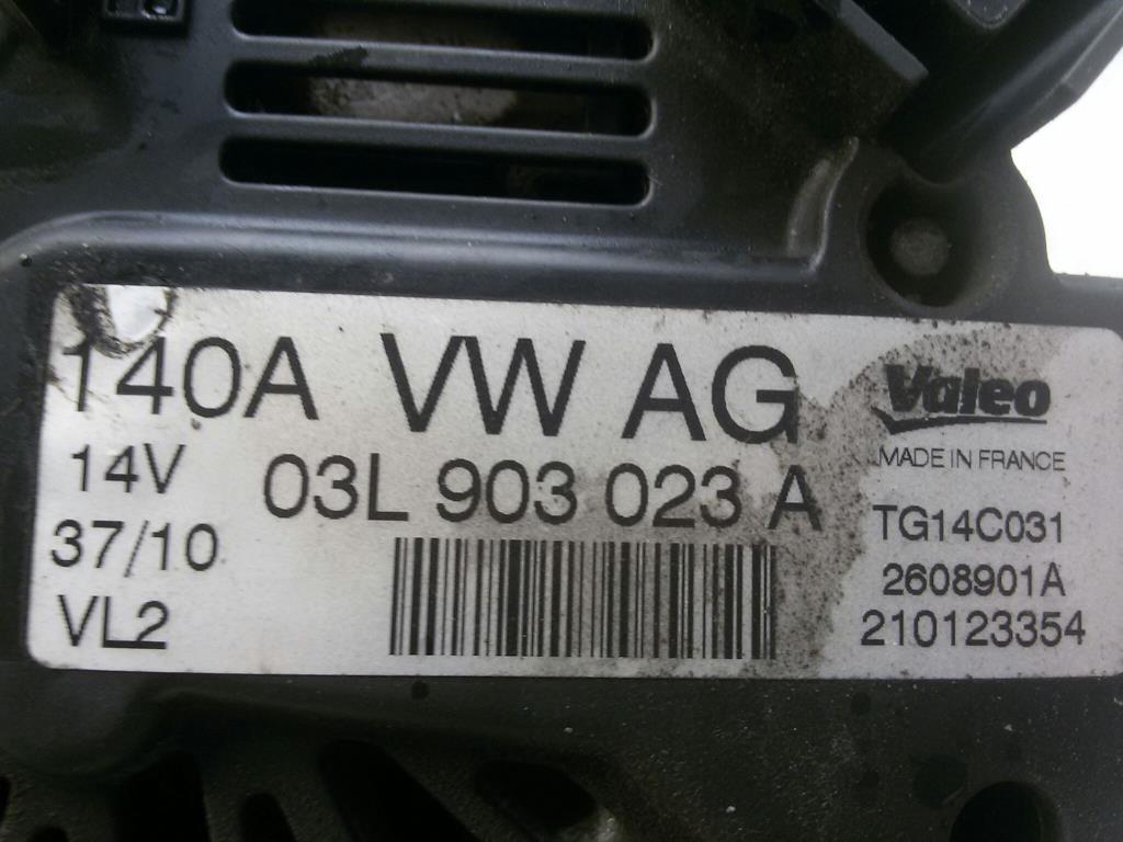 VW Touran 1T3 03L903023A Lichtmaschine Generator 2.0TDI 103kw CFHC original BJ2011