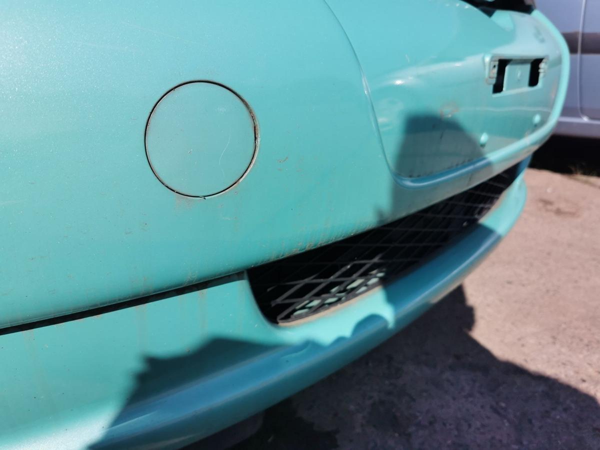 Toyota Yaris XP10 Stossstange Stossfänger Bumper vorn 764 Light Aqua Met bis 03