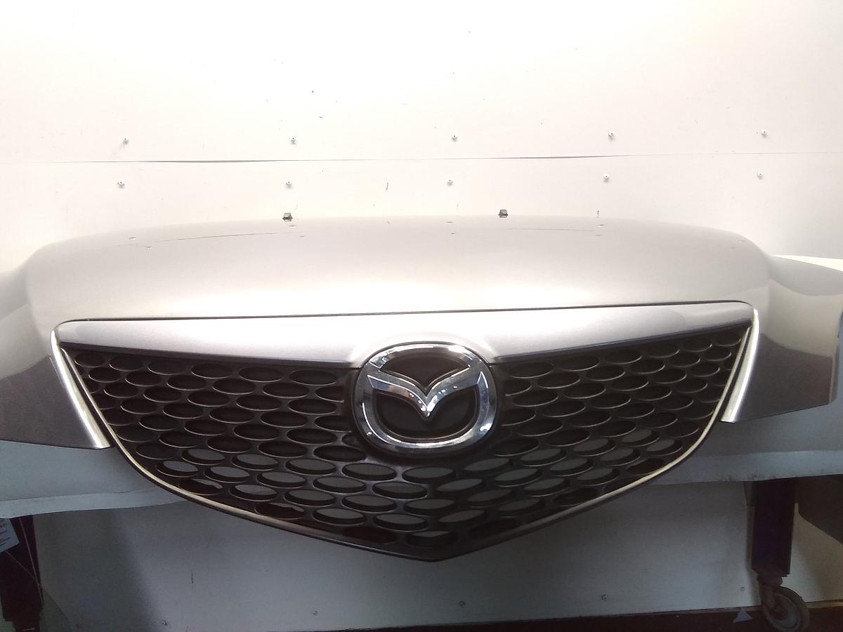 Mazda 3 BK Motorhaube original graumetallic inkl. Grill 5-Türer Bj.2004