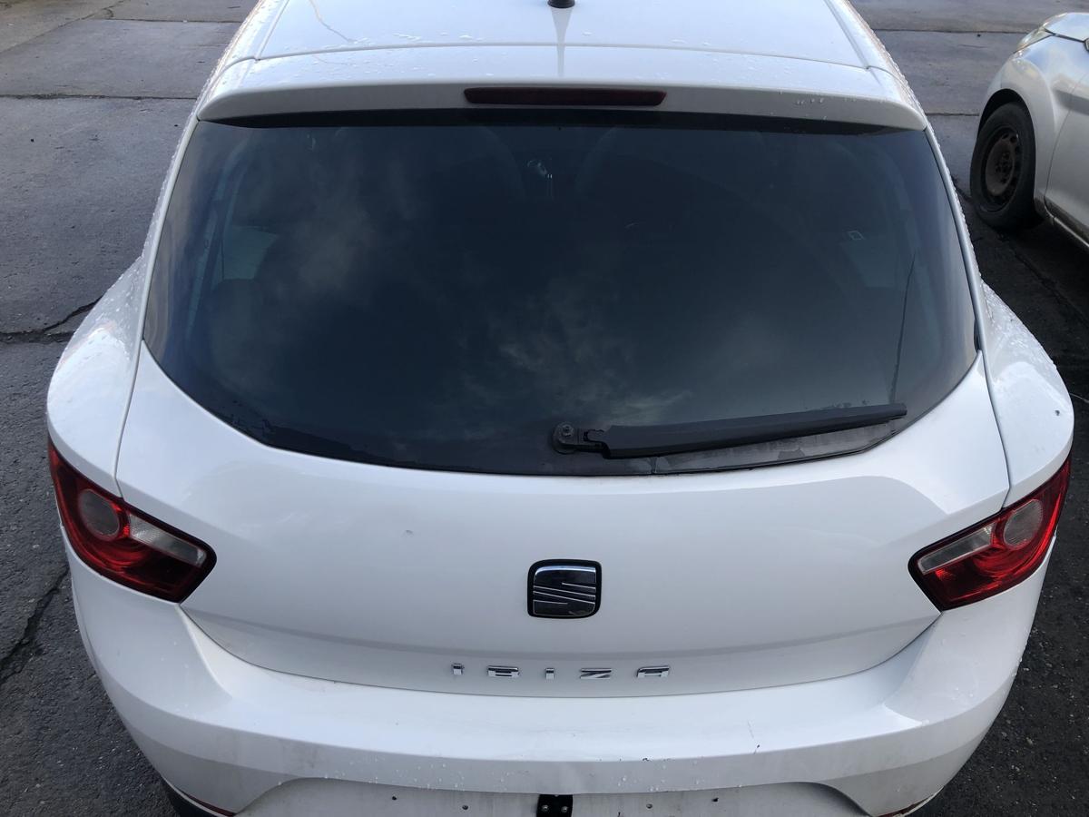 Seat Ibiza 6J Heckklappe mit Heckscheibe nur f&uuml;r 3 t&uuml;rer LB9A Candywei&szlig;