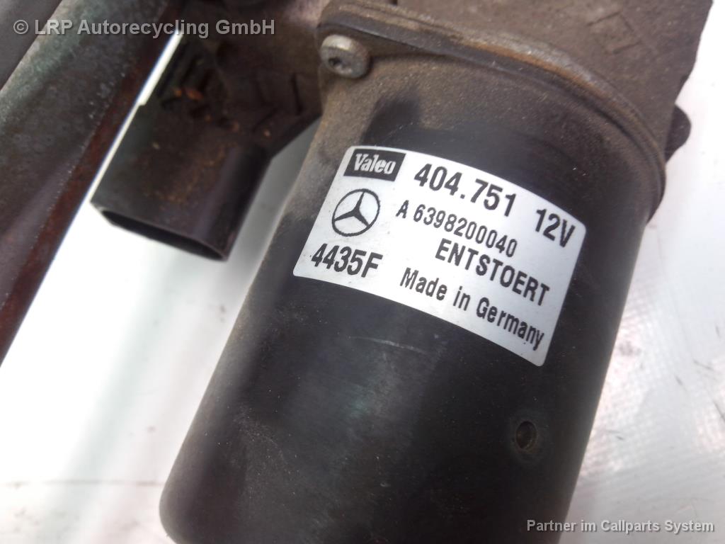 Mercedes-Benz Vito 639 original Wischergestänge mit Motor vorn