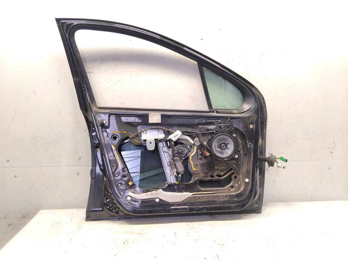 Peugeot 207 original T&uuml;r vorn links EXL Nachtschwarz Metallic BJ2006