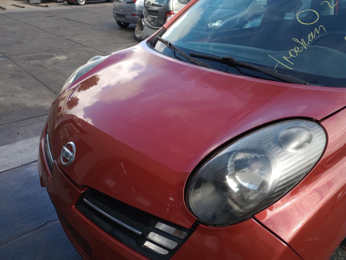 Nissan Micra 3 original Motorhaube Klappe Deckel vorn A32 Chilirot met Bj 2005