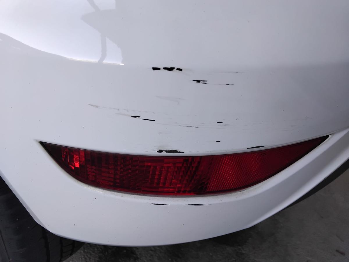 Ford Fiesta JA8 original Stossfänger Stoßstange hinten frostweiß BJ2009