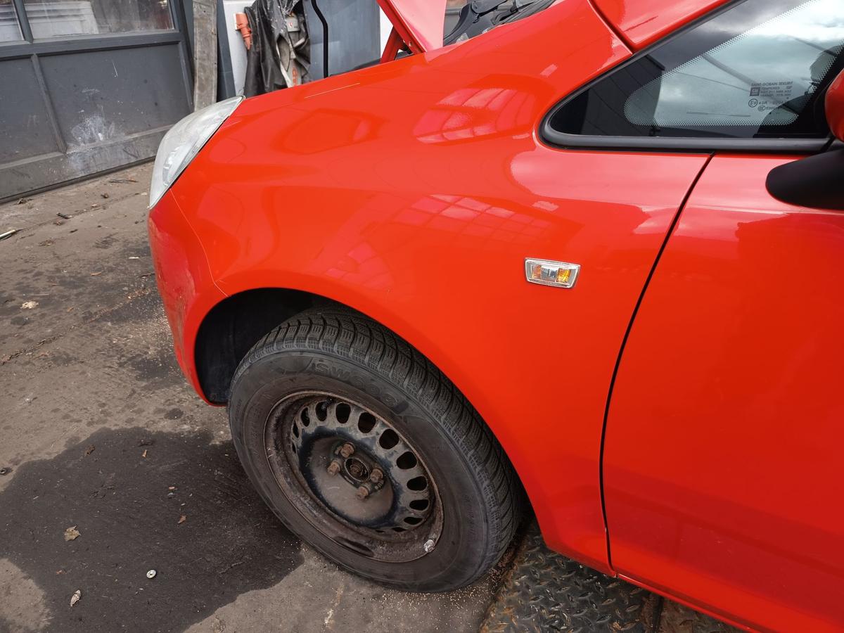 Opel Corsa D original Kotfl&uuml;gel links Z547 Magmarot vor Facelift Bj 2009