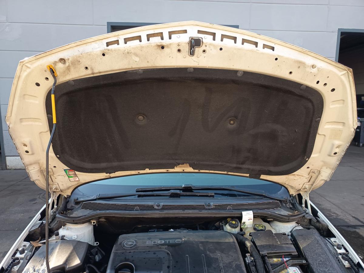 Opel Astra J original Motorhaube Klappe Deckel vorn Front Z40R Schneewei&szlig; Bj2013