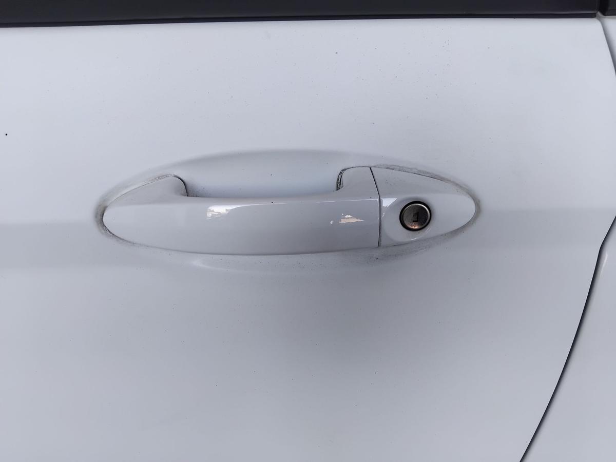 Ford Fiesta JA8 Tür vorn links Fahrertür 3-Türer frostweiß BJ2009