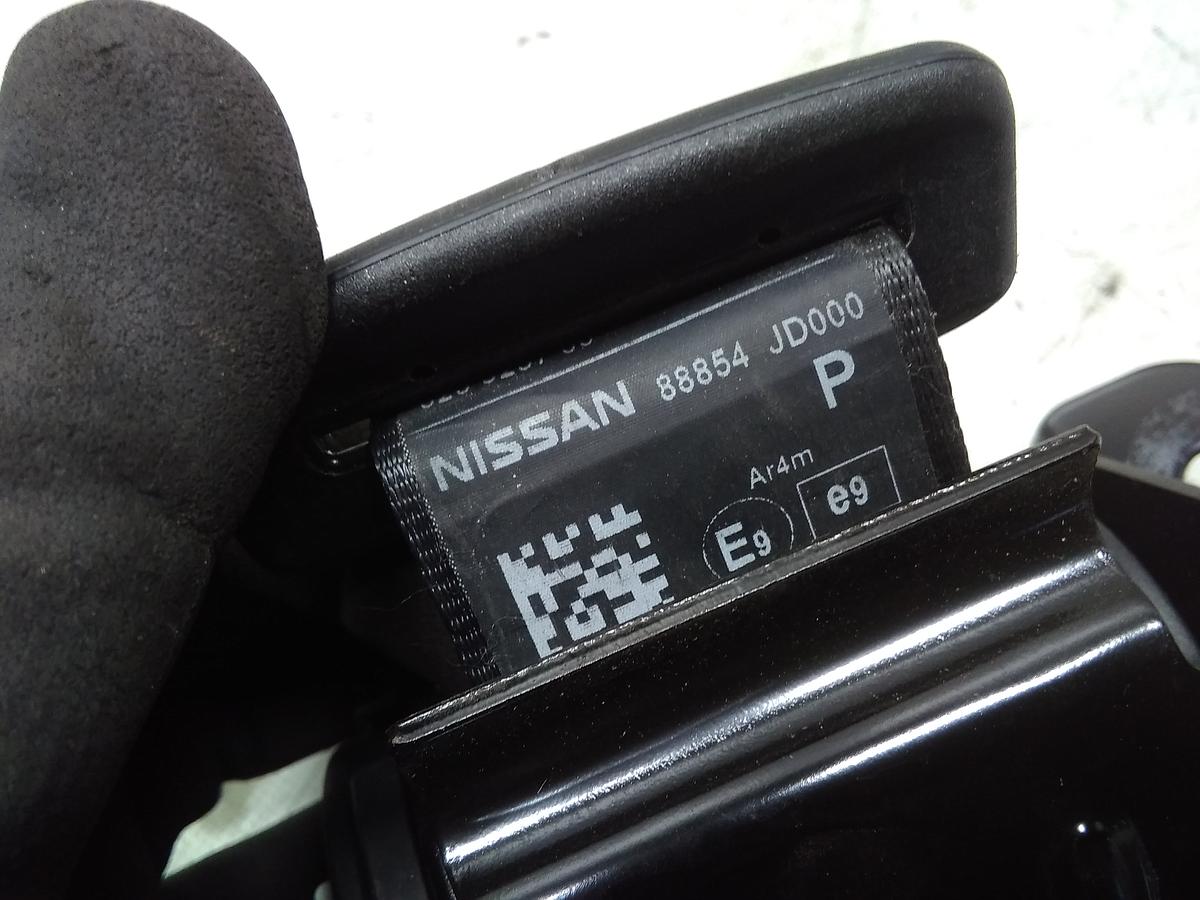 Nissan Qashqai J10 original Sicherheitsgurt hinten mitte schwarz unfallfrei Bj.2013