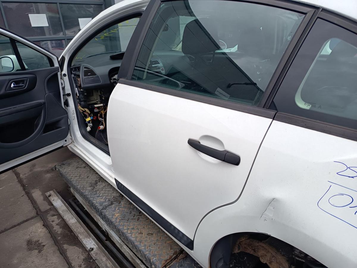 Citroen C4 original Tür hinten links Fond 5trg EWP Schneeweiß Bj 2008