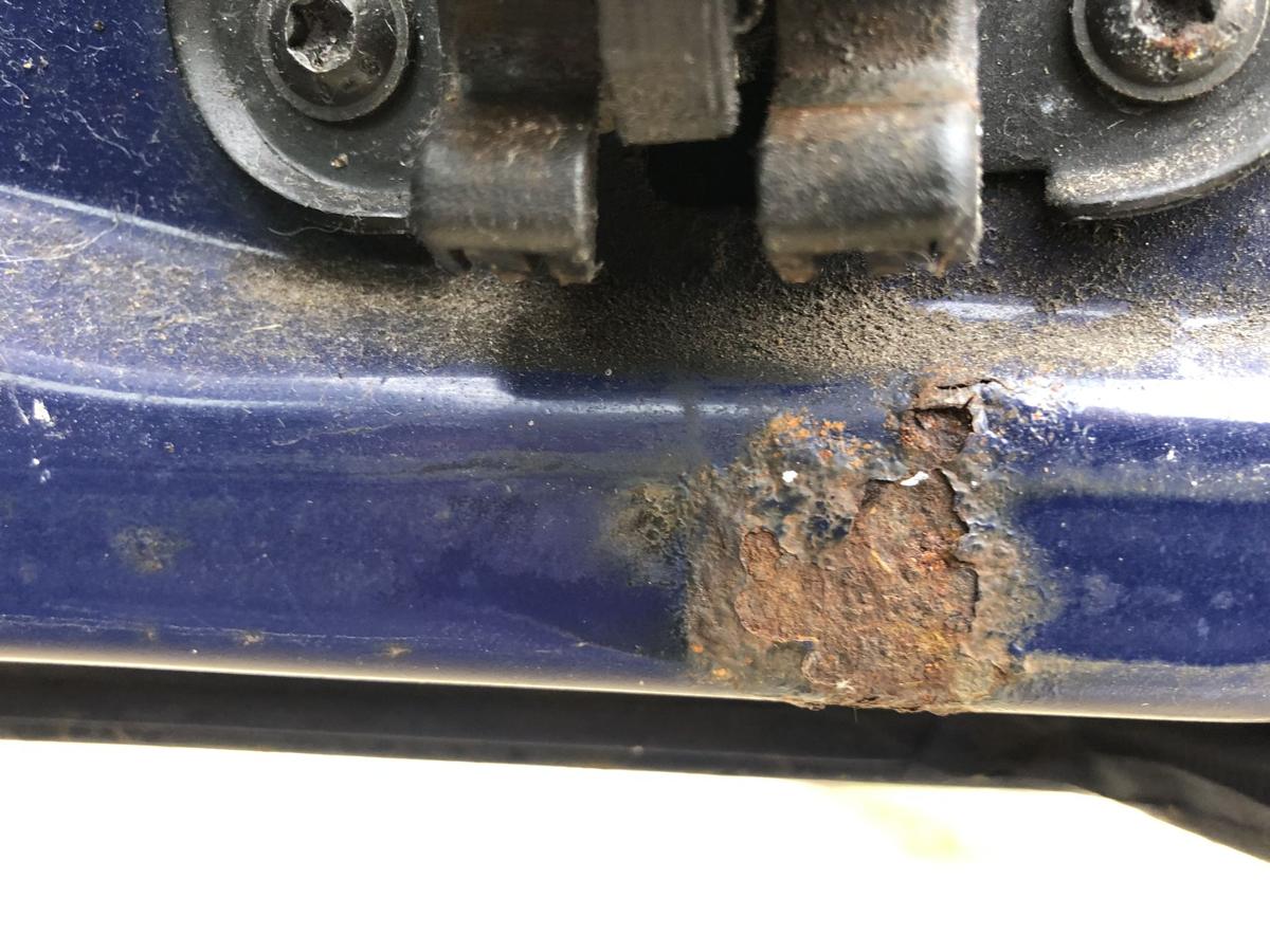Dacia Logan MCV Hecktür rechts mit Scheibe OV61H Blue Marine