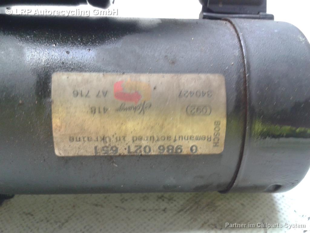 Citroen C2 Anlasser Starter 1.4 50kw BJ2005