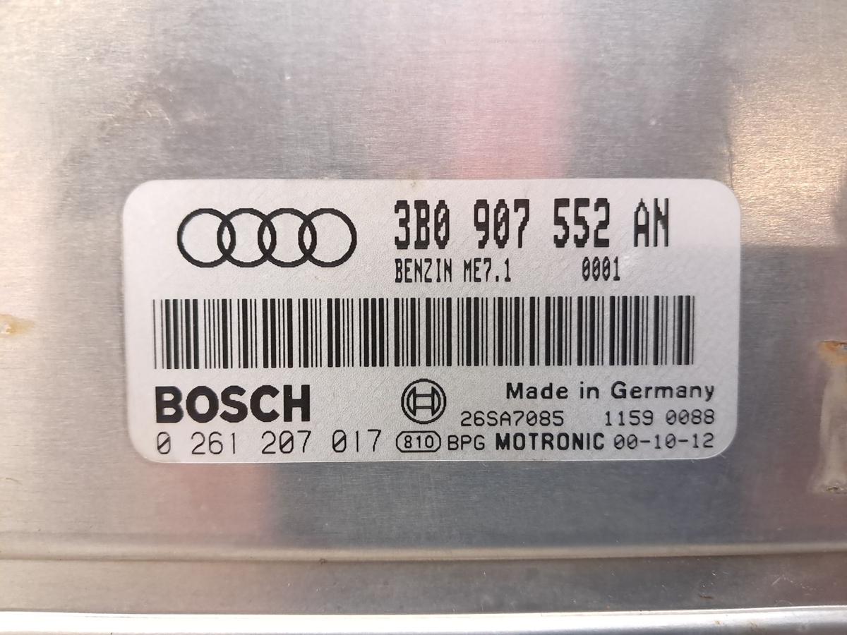 Audi A4 B5 Motorsteuerger&auml;t 2.4 121kw AML 3B0907552AN 0261207017 Bj.2000