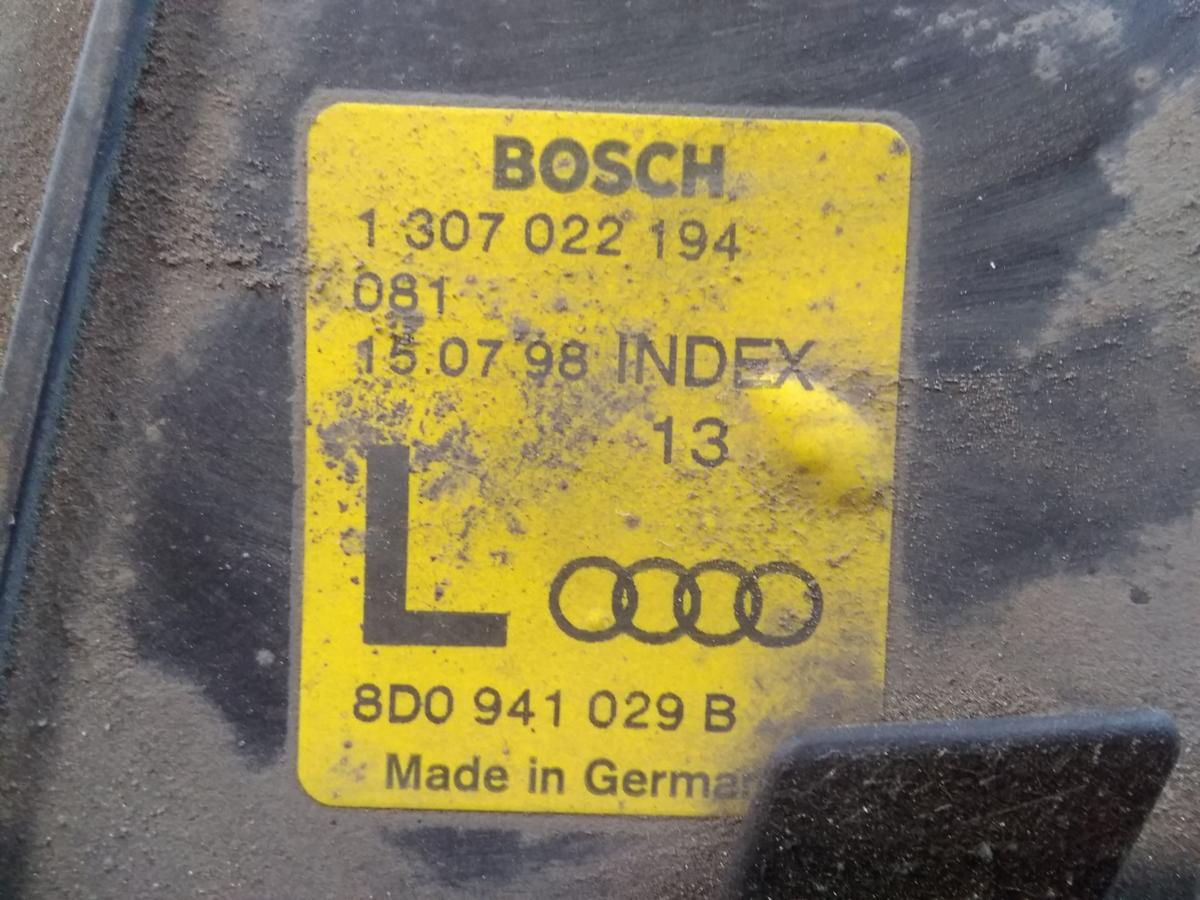 Audi A4 B5 original Scheinwerfer links mit LWR und Nebelscheinwerfer Bj.1997