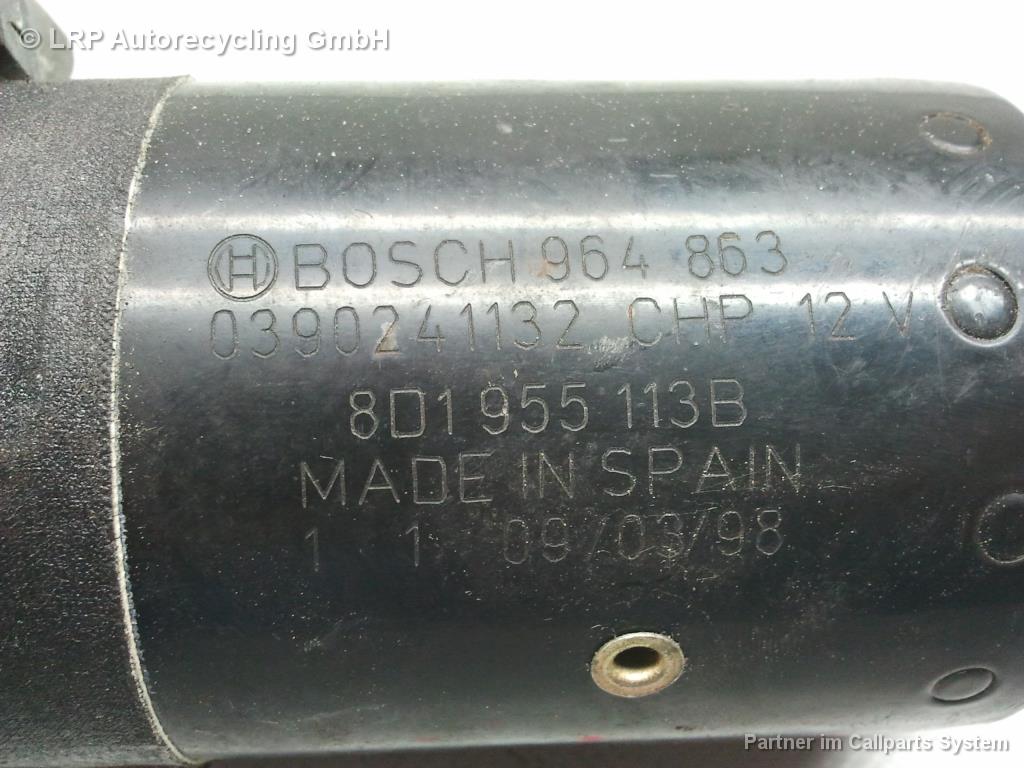 Audi A4 B5 BJ.1998 Wischermotor Vorn 8D1955113B Bosch 0390241152