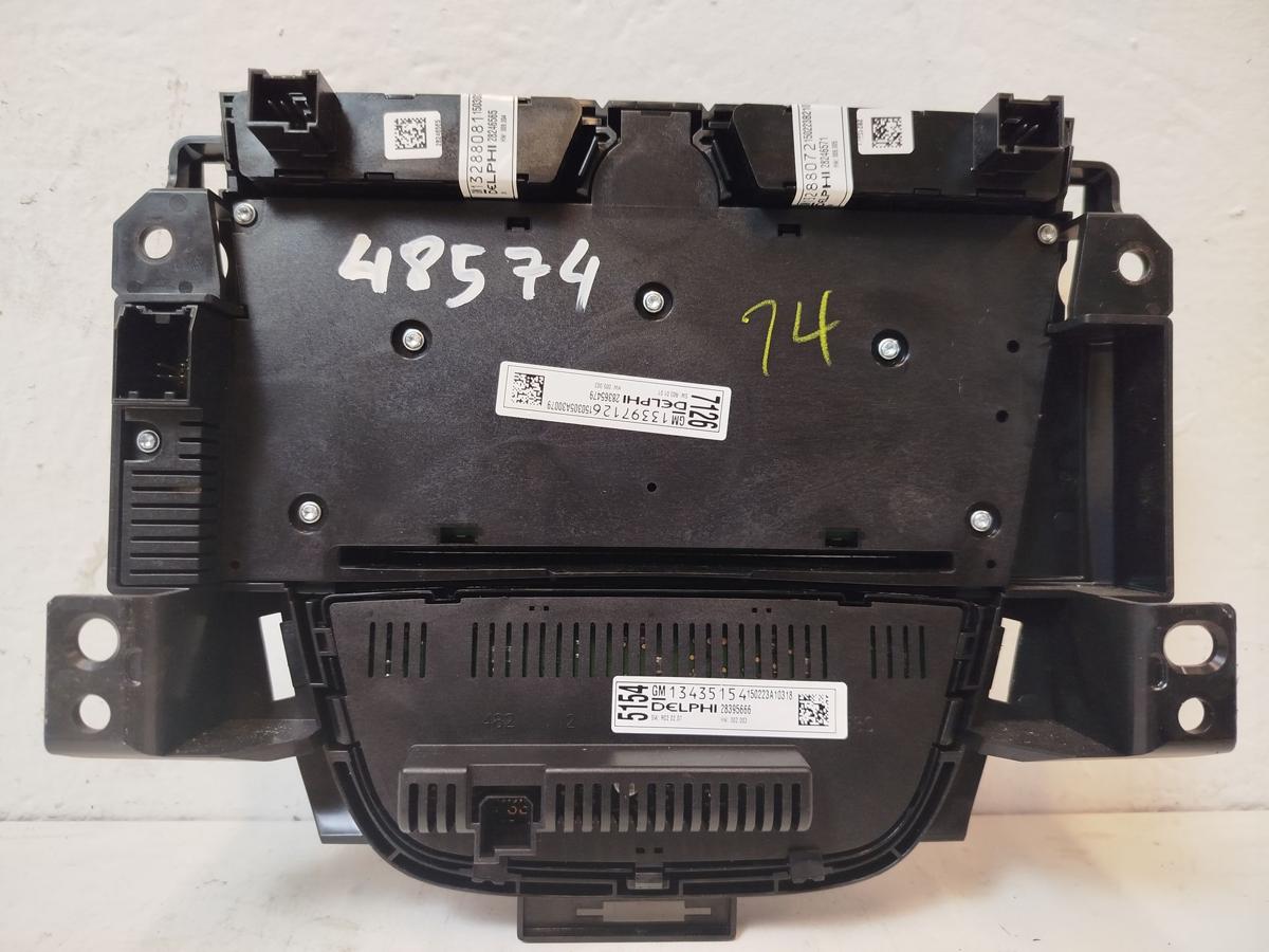 Opel Astra J Caravan Radiobedienung CD600 Klimabedienteil OEM