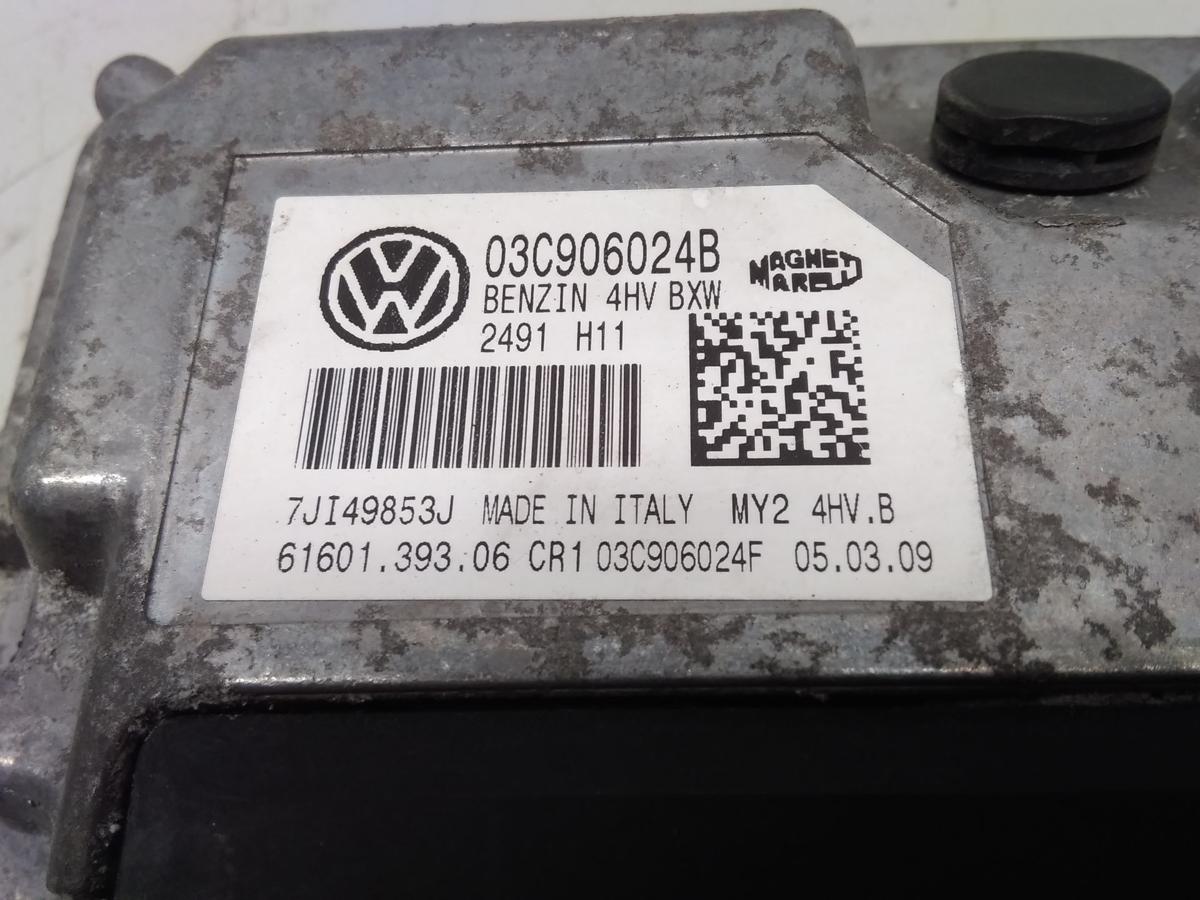 Skoda Fabia 5J original Motorsteuerger&auml;t 03C906024B 1.4 63kw BXW BJ2009
