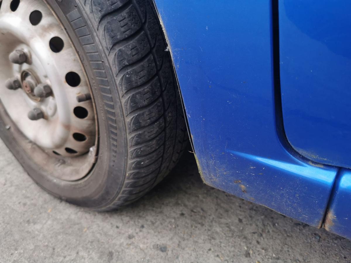 Daihatsu Cuore 251 Kotflkügel Fender Seitenwand vorn links B51 Blue Perl Met