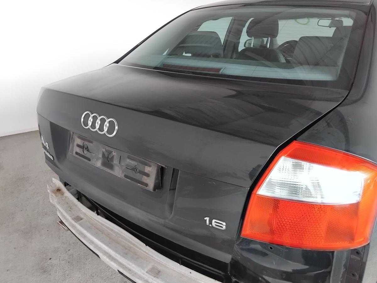 Audi A4 8E B6 Limousine Heckklappe Heckdeckel LZ9W ebonyschwarzmetallic BJ2002