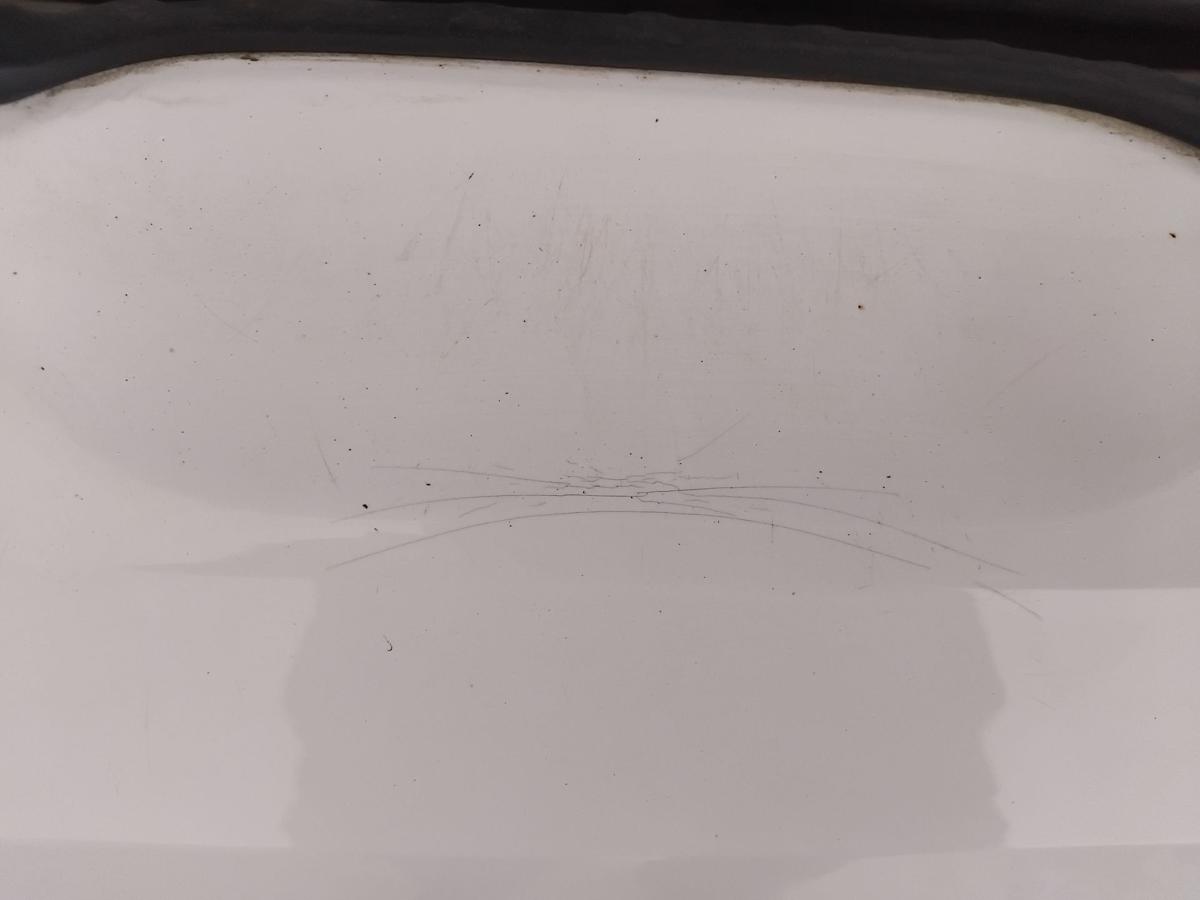 Peugeot 308 I original Sto&szlig;stange Sto&szlig;f&auml;nger hinten EWP Schneewei&szlig; BJ2010 3t&uuml;rig