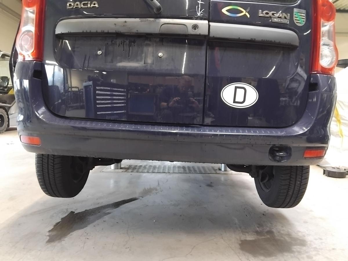 Dacia Logan Kombi Facelift original Stoßfänger Stoßstange hinten BJ2010 OVD42 blue navy uni