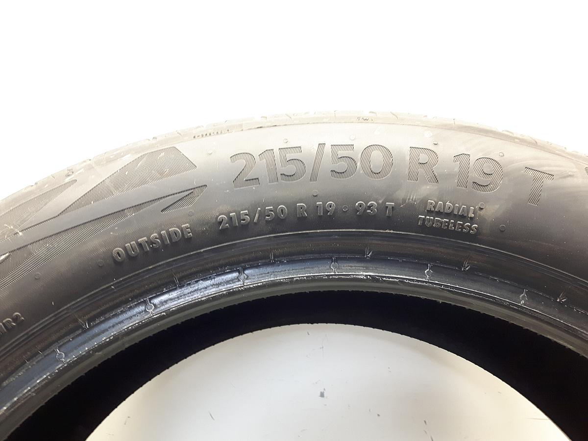 2 x Sommerreifen Continental EcoContact 6 215/50R19T 93T aus 2020