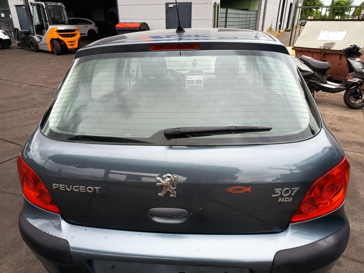 Peugeot 307 orig Heckklappe mit Scheibe 5türer Kofferraum EZW Eisengrau Bj 2005