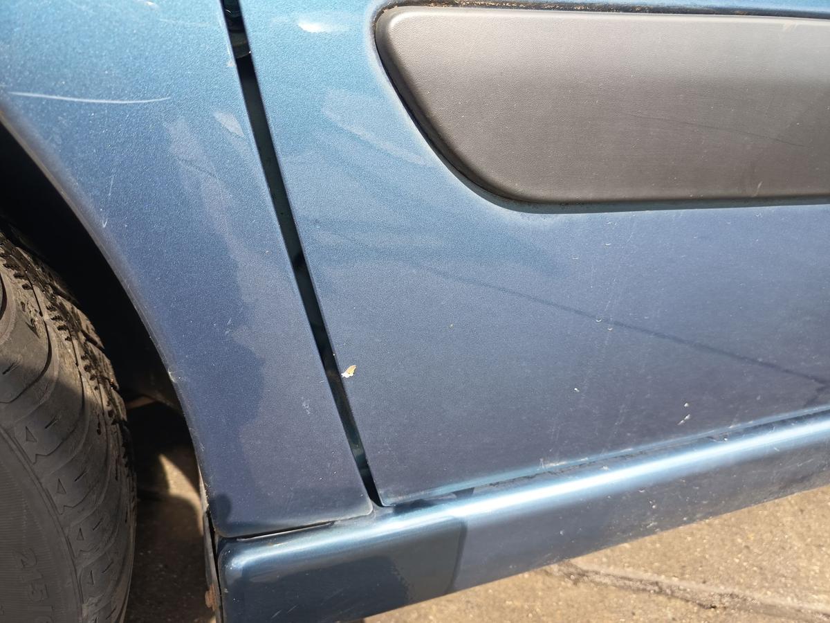 Citroen Jumpy II VF7 vor Facelift Bj 2012 orig Tür vorn links KGQ BLAU KYANOS