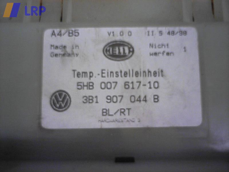 VW Golf 4 IV BJ 1998,Klimabedienteil,Heizbetätigung,3B1907044B,5HB007617-10