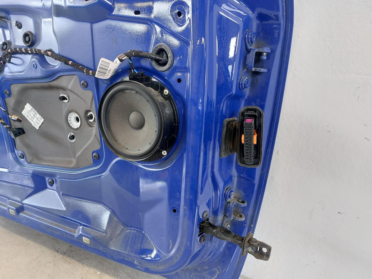 Skoda Fabia 2 Typ 5J T&uuml;r vorn links Fahrert&uuml;r LF5K Dynamic Blue