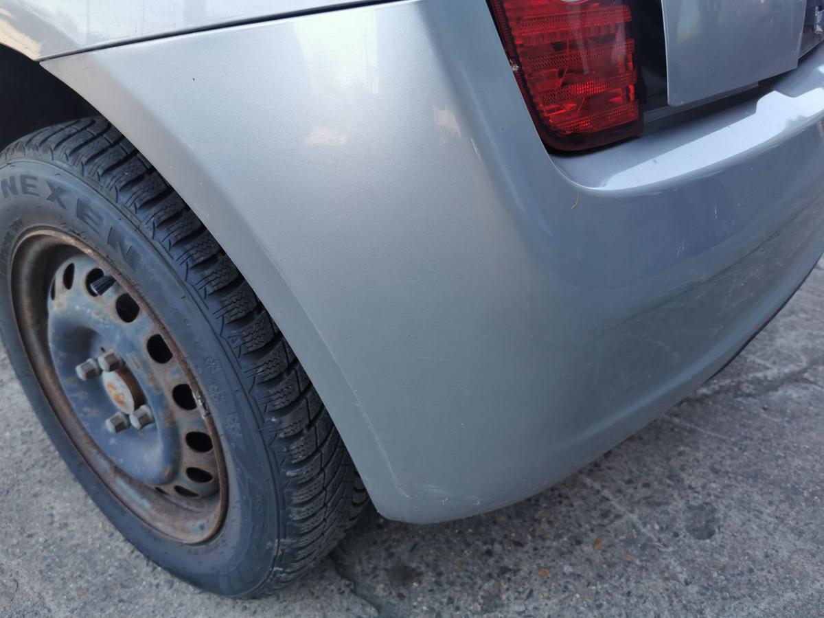 Nissan Micra K12 Stossfänger Stossstange Bumper hinten KY0 Sporty Silver Me 3trg