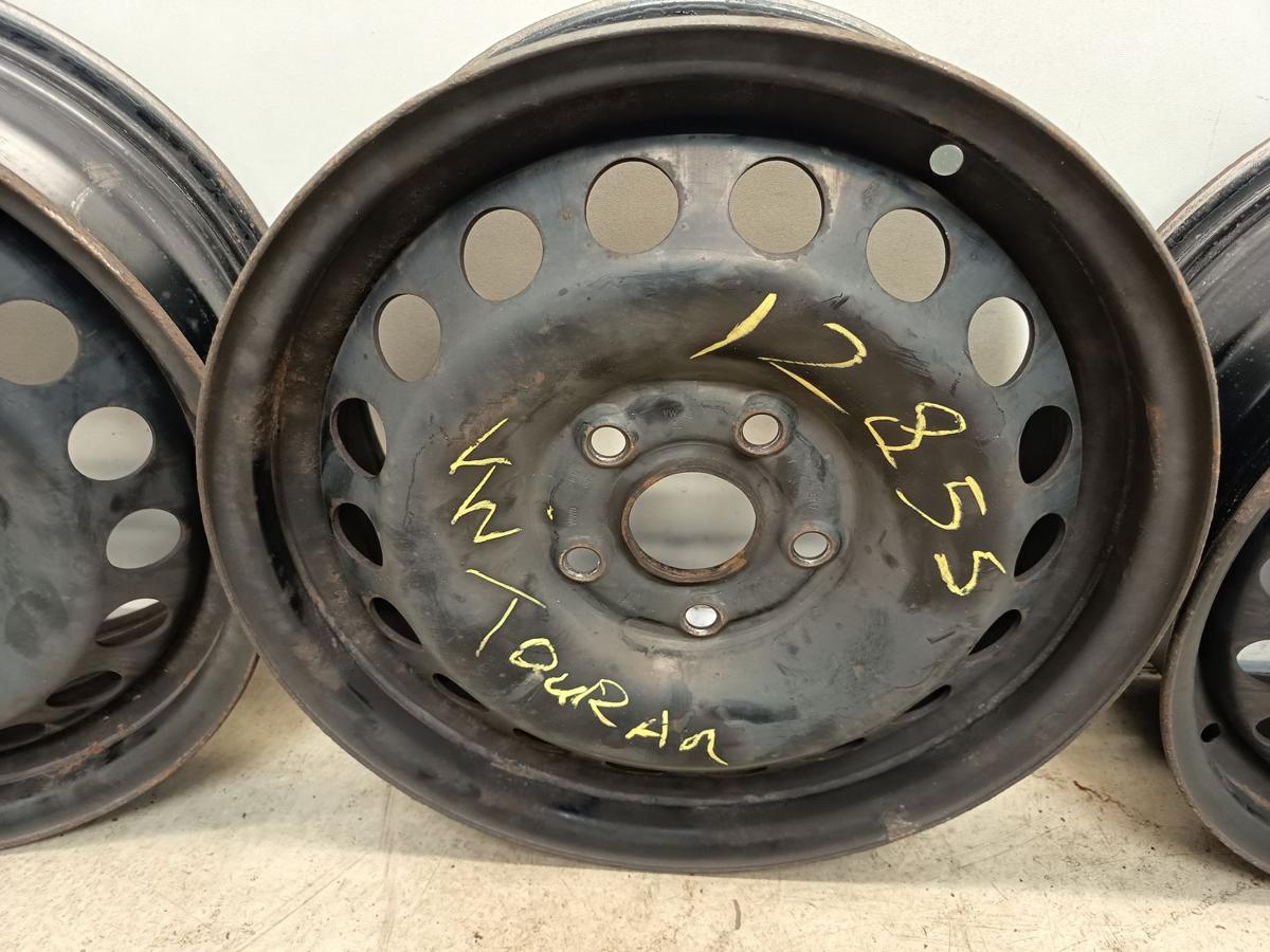 VW Satz Stahlfelgen Golf 5 Touran Caddy 6x15 5x112 ET47 1K0601027T