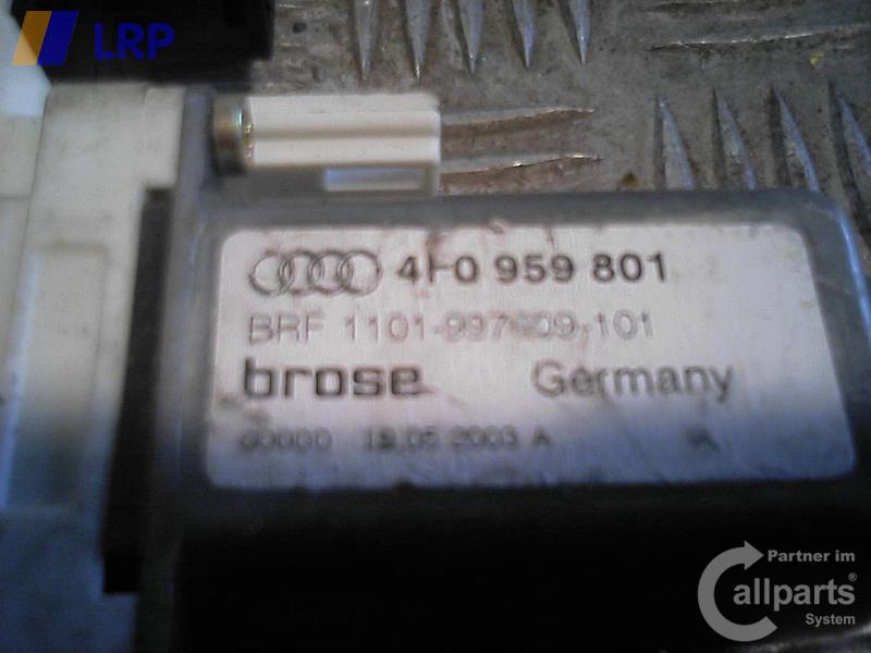 Audi A6 C6 Avant 4F5 Fensterhebermotor 4F0959801 BROSE vorn links BJ2003