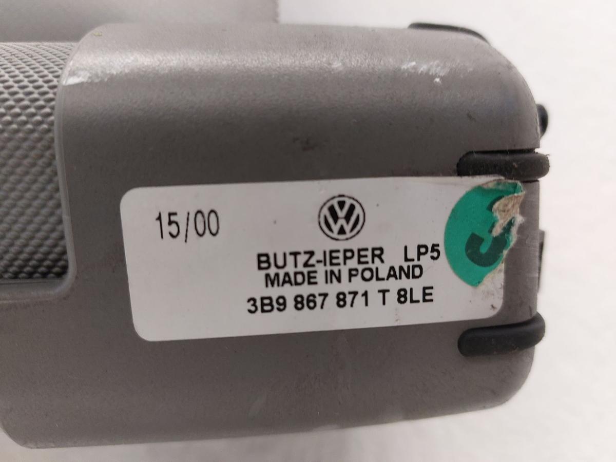 VW Passat 3B B5 Variant Kombi Laderaumrollo Gep&auml;ckraumrollo Rollo hellgrau 8LE