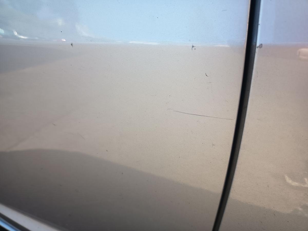 Seat Ibiza 6J original T&uuml;r Roht&uuml;r hinten rechts LS7Y Luna Silber Baujahr 2010