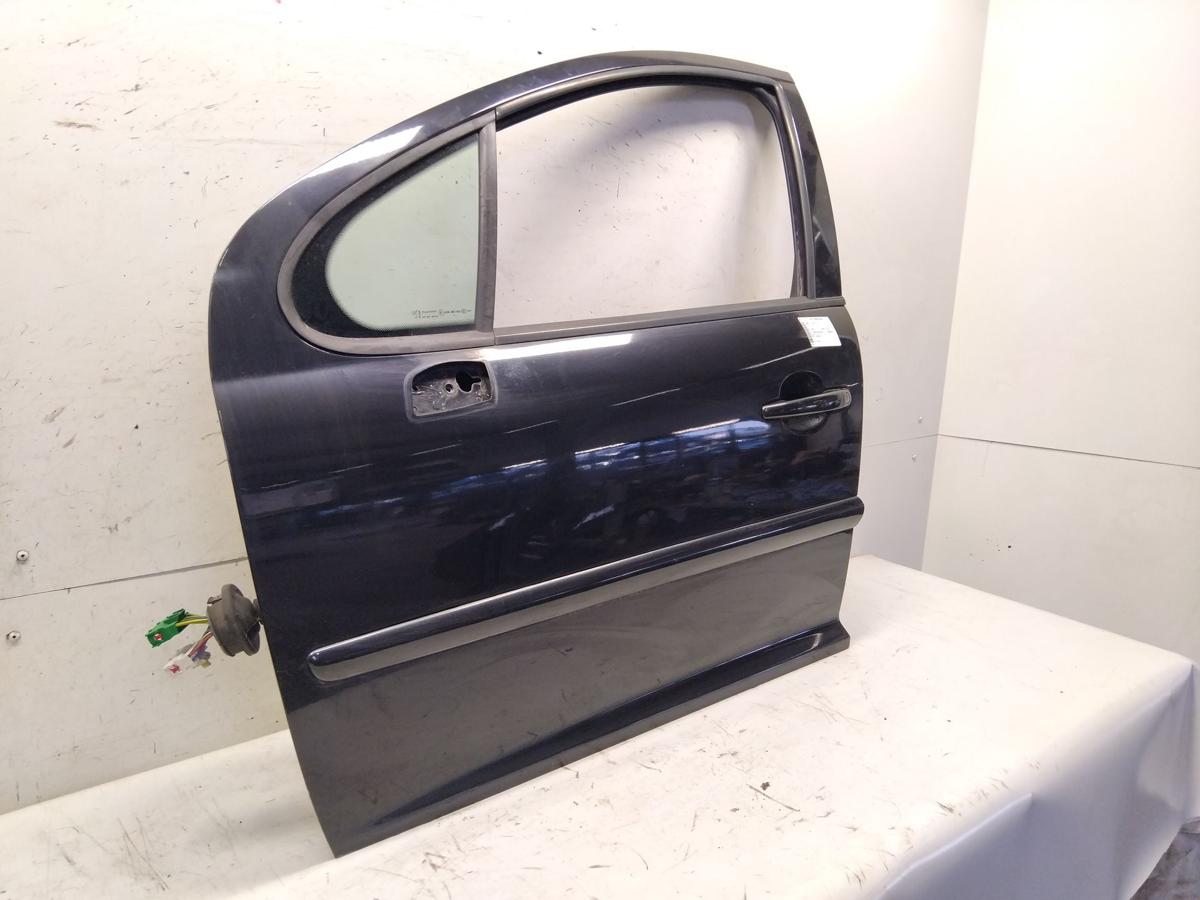 Peugeot 207 original T&uuml;r vorn links EXL Nachtschwarz Metallic BJ2006