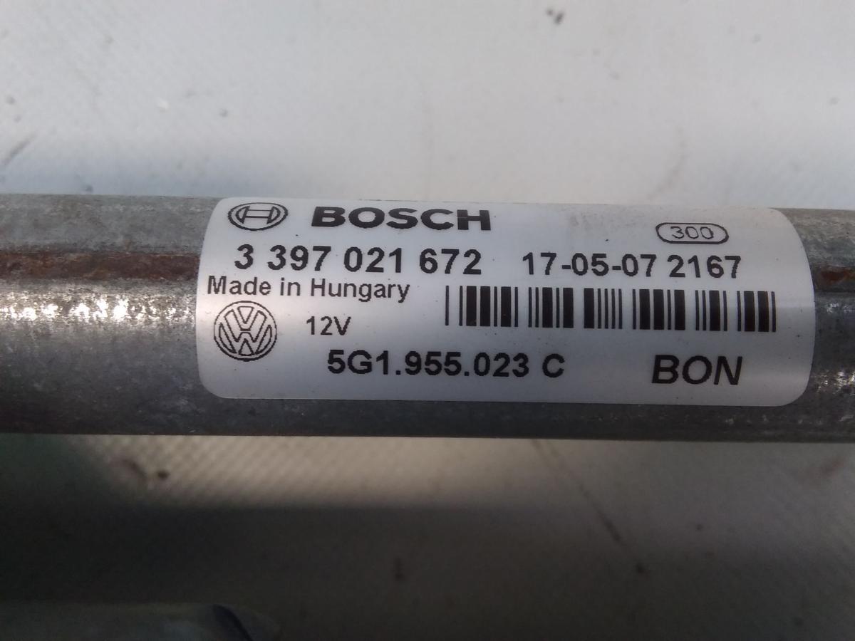 VW Golf 7 orig Wischergest&auml;nge vorn 5G1955023C mit Wischermotor 5G1955119A BJ17