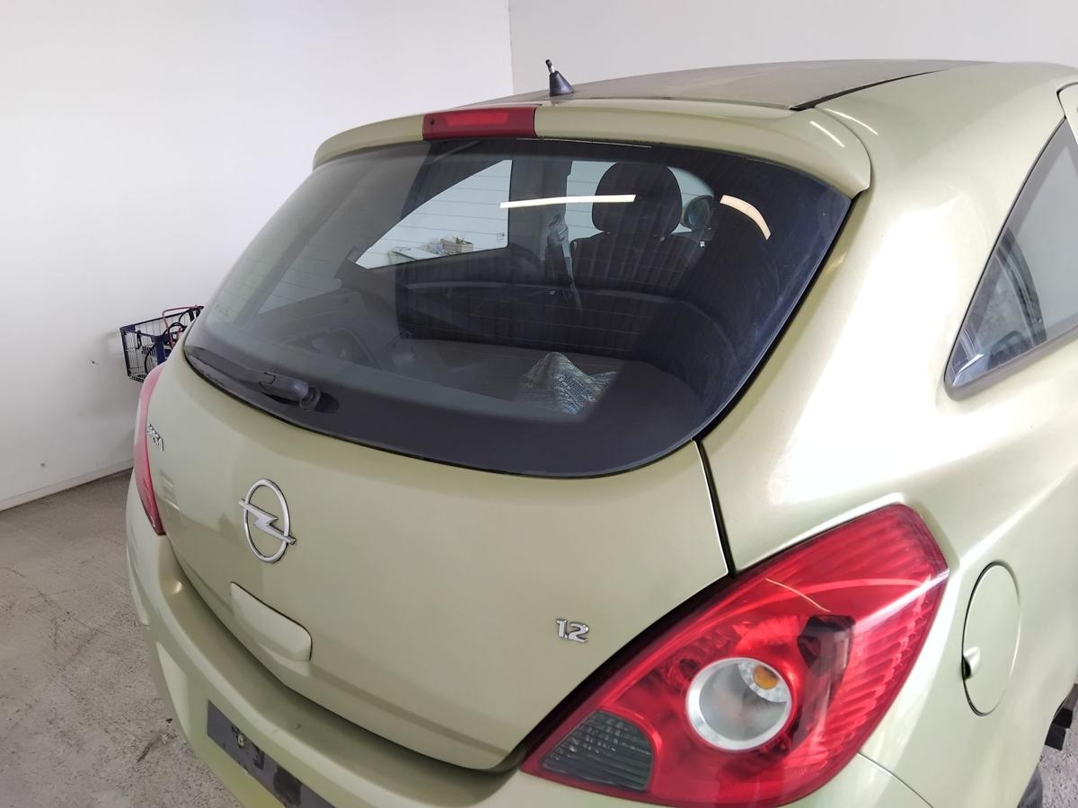 Opel Corsa D Heckklappe Z30E Green Tea Metallic 3-t&uuml;rig inkl.Heckscheibe BJ2006