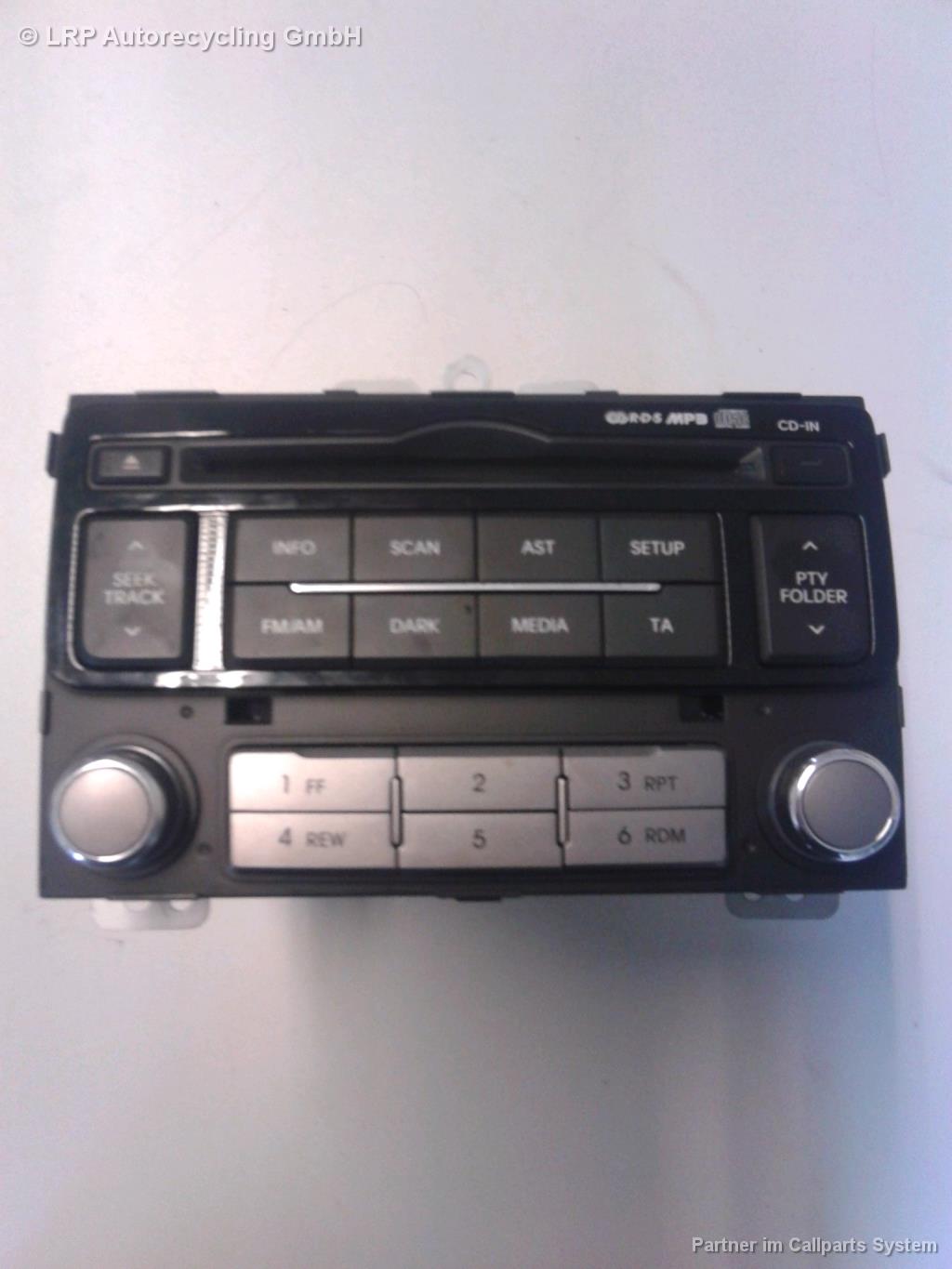 Hyundai I20 Bj.2013 original Radio CD mit MP3 96121-1J250