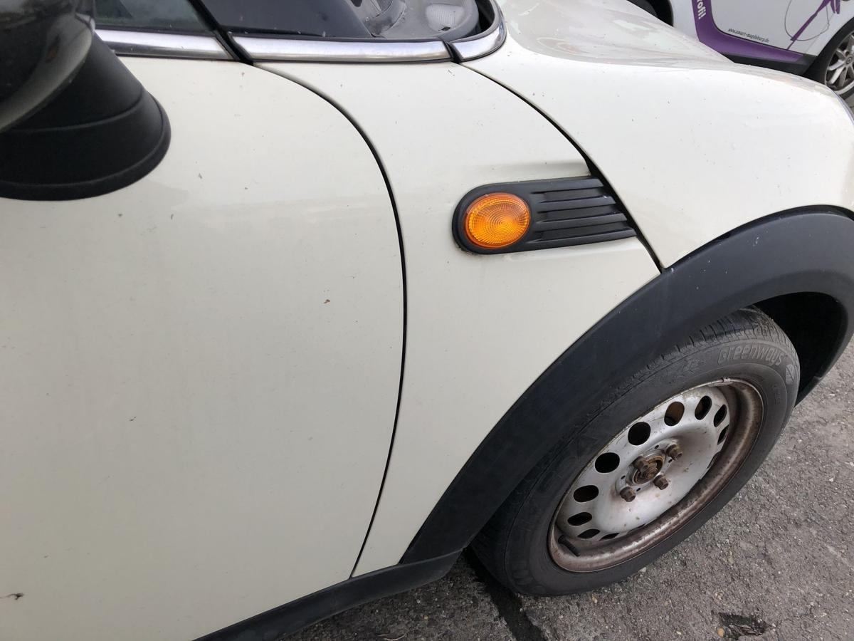 BMW Mini R56 Kotflügel rechts Fender Pepper White Radkasten Radabdeckung