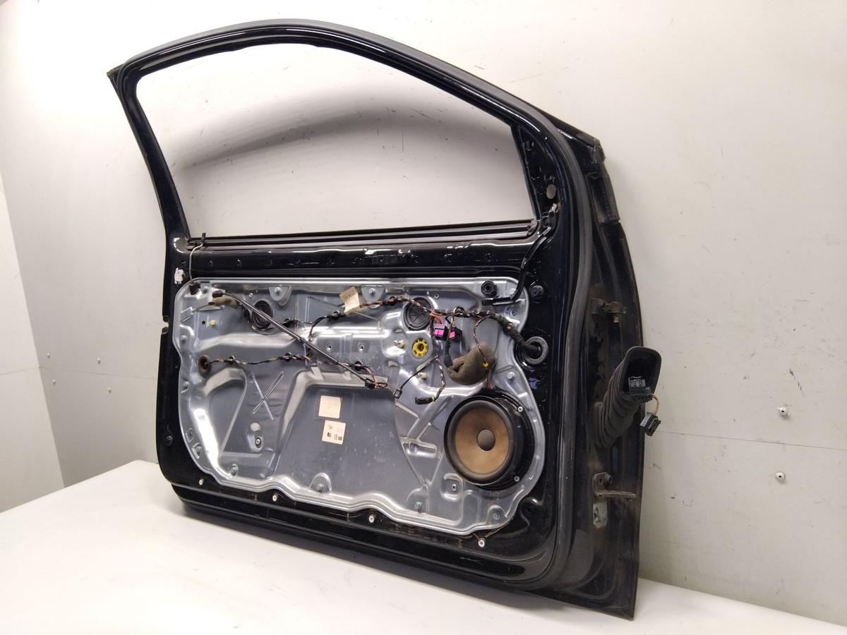 VW Polo 9N3 T&uuml;r vorn links Fahrert&uuml;r 3-t&uuml;rig L041 brillantschwarz uni BJ2005