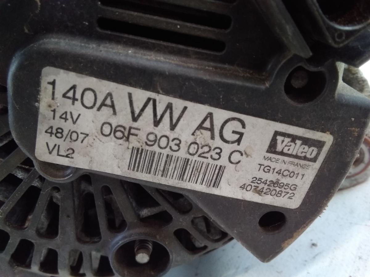 VW Golf 5 1K original Lichtmaschine Generator 140A Valeo 1.6 75kw BSE BJ2007