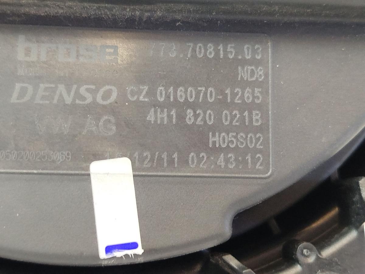 Audi A6 4G C7 Avant Gebläsemotor Innenraum Heizung Motor Gebläse Stecker defekt
