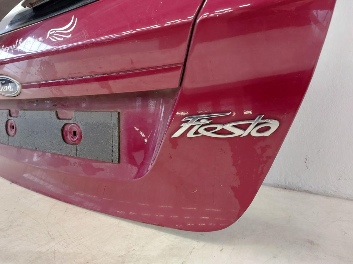 Ford Fiesta JA8 Heckklappe Kofferklappe Heckdeckel mit Scheibe Hot Magenta 5 trg
