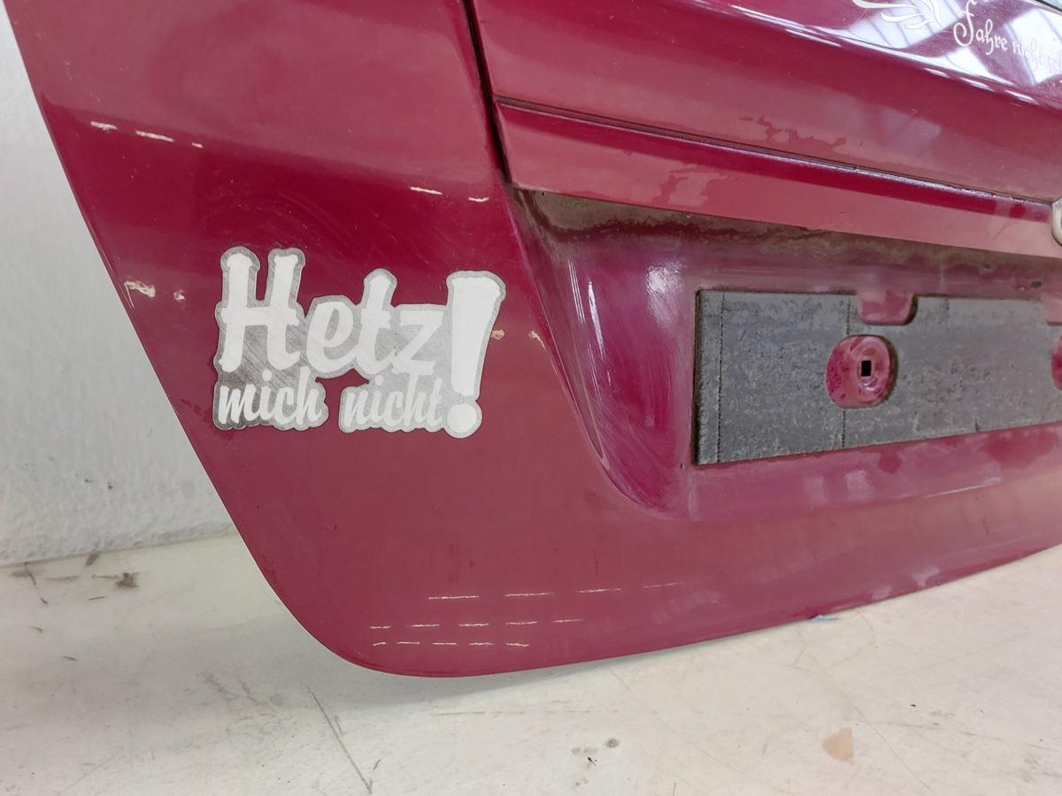 Ford Fiesta JA8 Heckklappe Kofferklappe Heckdeckel mit Scheibe Hot Magenta 5 trg